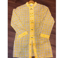 Yellow check blouse
