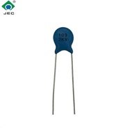 Zhizhong Electronics JEC103M/2KV High Voltage Porcelain Capacitor Ultra High Voltage Ceramic Capacit