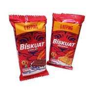 BISKUAT 1000 ISI 6 KEPING 1 PACK 20PCS - Coklat