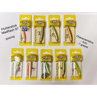 [ In Stock ] Storm Flutterstick Madflash Series 7 cm (FSM07) (Sinking) (Updated New Colors)