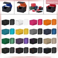 [LzdyqmyfaMY] Card Deck Box Card Holder for Collectible Playing Card Box Organizer Deck Storage Box 