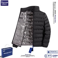 Thin Down Jacket Light Down Thickened Jacket Jacket Windproof Graphene Down Jacket Men's Winter Ligh