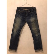 Denim wingman selvedge fading
