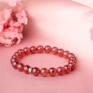 鴿血紅草莓晶 | 天然能量手串 | 8-9mm