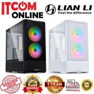 LIAN LI LANCOOL 207 RGB ATX CASING WITH 2 ARGB FAN (LANCOOL-207R-X/LANCOOL-207R-W) BLK/WHT
