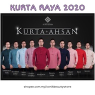 KURTA AHSAN CEKAK MUSANG SLIMFIT | BAJU LELAKI DEWASA
