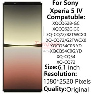 6.1"AMOLED For Sony Xperia 5 IV LCD Display With Frame Original XQ-CQ54 XQ-CQ72 LCD Touch Screen Dig