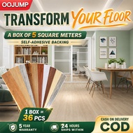 Floor Sticker 地板贴 [36pcs/5sqm] Self Adhesive PVC Vinyl Waterproof 2mm DIY Renovation | Lantai Vinyl 