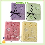 GSWLTT Photocard Holder, Ribbon Bow A5 Photo Albums, Ballet-Style Plush Girls Star Photo Card Collec
