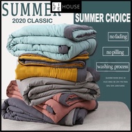 Cotton Blanket Quilt Comforter Set Queen Super Soft Quilt Comforter Single Washable Cotton Quilt Sel