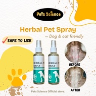 Pets Science Herbal Pet Spray Multipurpose Spray Antifungal Antibacterial Cat & Dog
