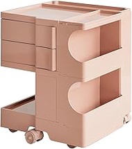 Miyatake Multi Wagon Pluna (Pluna) 4-Side Storage Cart with Casters Push-Type Slide Tray Width 43x D