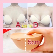 【Ship from KL】🔥Super Push👍3/5cm Thick Invisible Push Up Nubra Size A - B Cup Nubra Strapless Bra Wed