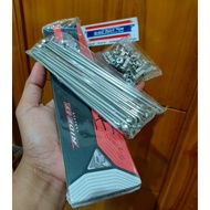 KLX front spokes ring 17 spokes KLX front drum spokes D-Tracker rim 17an stanlise