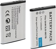 SLB-0837B Replacement Battery 3.7V 1200mAh Set for Samsung Digimax I6 PMP L50 L6 L70 L83T L85T L201 