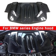 For BMW series M5 F10 F18 M6 F06 F12 F13 Dry Carbon fiber engine hood Replacement installation engin