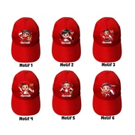 CHILDREN'S HATS AUGUST 17, INDONESIAN INDEPENDENCE HATS 3-10 YEARS, BOYS' MOTIFS