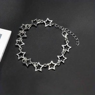 Grunge Anime Stars Link Bracelet For Women