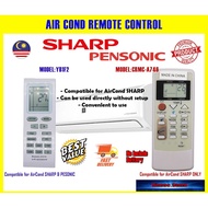 👍 SHARP &amp; PENSONIC AIR CONDITIONER REMOTE CONTROL YB1F2 KT-HI 👍SHARP AIR CONDITIONER AIRCOND REMOTE CRMC-A746 👍