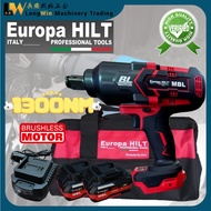 Europa HILT MBL Brushless Series MBL20IW-1300 Cordless Impact Wrench M-3/4'' 1300Nm