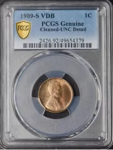 1909 S VDB United States Lincoln 1C wheat Coin Copper Coins High Quality Sealed Collectibles PCGS Co
