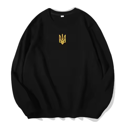 Ukrainian Sweatshirt Men's Clothes Zelensky Ukraine Coat of Arm Hoodies Male Pullover Spring Crewnec