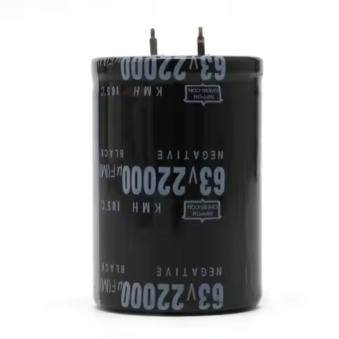 22000UF 63V Aluminum Electrolytic Capacitor 105 Dimension 35*50mm Cylindrical