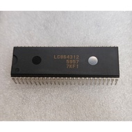 IC LC864312 8-Bit Single Chip Microcontroller - Prom 12288 Bytes RAM 384 Bytes