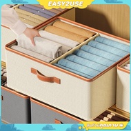 ️E2U0413 ️Multipurpose Cloth Storage Box Can Be Divided Into Sides