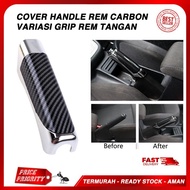 ORIGINAL Cover Rem Tangan Mobil Carbon Casing Rem Tangan Hand Brake
