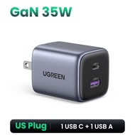 2.18【Nexode】UGREEN GaN 35W Fast Charger Foldable Adapter อะแดปเตอร์ for iPad iPhone 15 14 Pro Max Sa