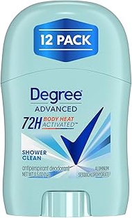 Degree Shower Clean Dry Protection Antiperspirant Deodorant Stick, 0.5 oz (Pack of 12)