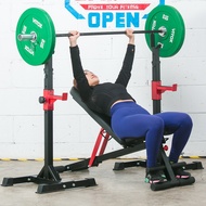 Bench Press Rack Split Weightlifting Rack Squat Rack Power Rack Adjustable Weightlifting Bed Squat R