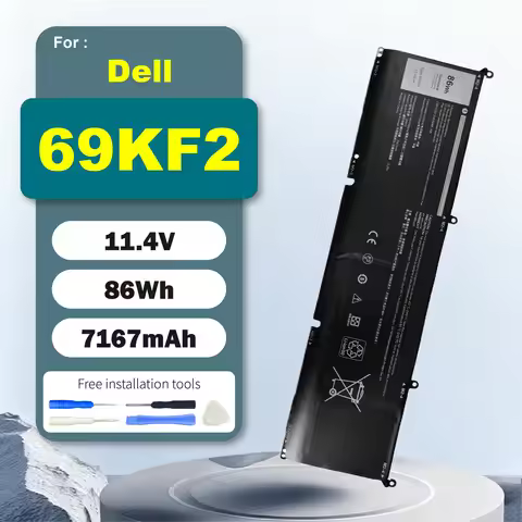 69KF2 Battery for Dell Alienware M15 M17 R3 R4 G7 15 7500 G15 5510 Precision 5550 XPS 15 9500 Vostro
