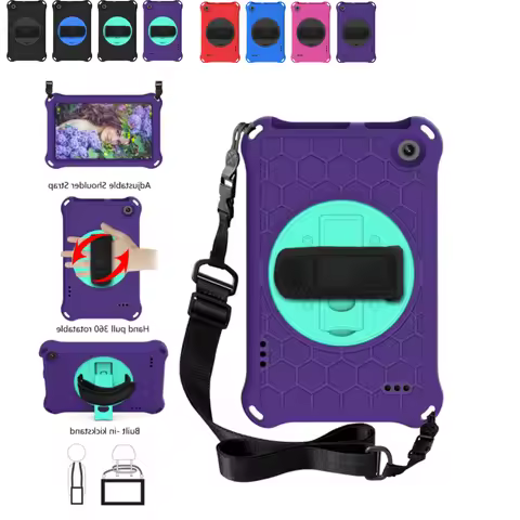 Kids EVA Case for Amazon Kindle Fire 7 9th 7th 5th Gen 7.0 inch 2019 2017 2015 7" Tablet Cover Built