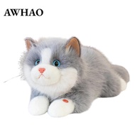 [AWHAO] Cuddly Cat doll with Sound Cute Cuddly Cat doll Toy Comfortable for Kids,