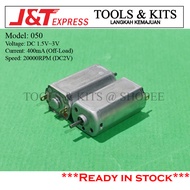Mabuchi DC Motor Model 050 High Speed High Torque DC1.5V~DC3V 0.4A 15000RPM~30000RPM