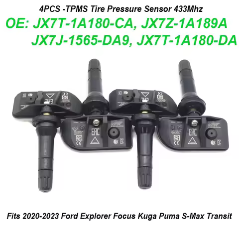 4PCS For 2020-2023 Ford Explorer Focus Kuga Puma S-Max Transit JX7T-1A180-CA JX7T1A180CA Tire Pressu