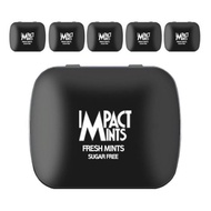 Impact Mints Sugar Free Fresh Mints Black 6 Pack