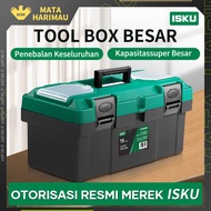 ISKU Tool box toolkit besar 14 15 17 18 19 20 inch toolbox besi tahan karat/bok kunci bengkel tempat