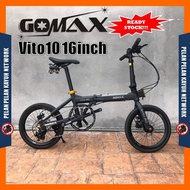 Folding Bike GOMAX VITO10 16 inch 11 speed Aluminum Frame Basikal Lipat