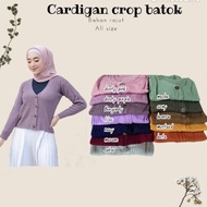 WILLY CARDIGAN RAJUT / CARDIGAN CROP RAJUT / Cardigan rajut crop kancing batok / WILLY CROP CARDY RA