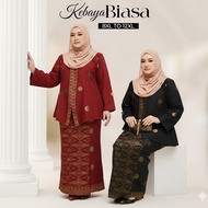 Regular kebaya dress | SIZE 9XL-12XL | Woven songket shirt | Cotton Woven Songket | Scattered flower