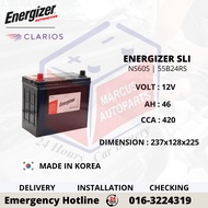 ENERGIZER SLI NX100-S6S | NS60S | 55B24RS CAR BATTERY