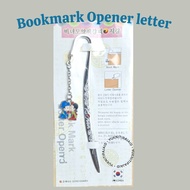 Bookmark opener letter Bookmark envelope opener Korean souvenir original