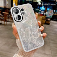 For VivoV60 5G Glitter Feather Silicone Soft Case For Vivo V60 V 60 V60Pro 5G V60E 60V Pro Lite 5G 4