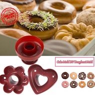 Fudge Donut Maker Cake Mold Flower Heart Shape Cake Tools Mould Mold Bread Jelly Dessert Baking J0e0