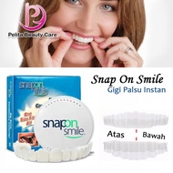 Snap On Smile Authentic Gigi Palsu Sepasang Atas &amp; Bawah