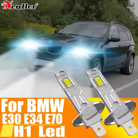 2pcs H1 Led Headlight Canbus Bulb Car Light High Power Auto Fog Diode Moto Driving Running Lamp 12V 