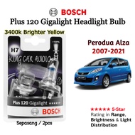 Untuk Perodua Alza 2007-2021~ Sepasang 3400K 12V Bosch Plus 120 Gigalight H7 Mentol Lampu Depan Kere